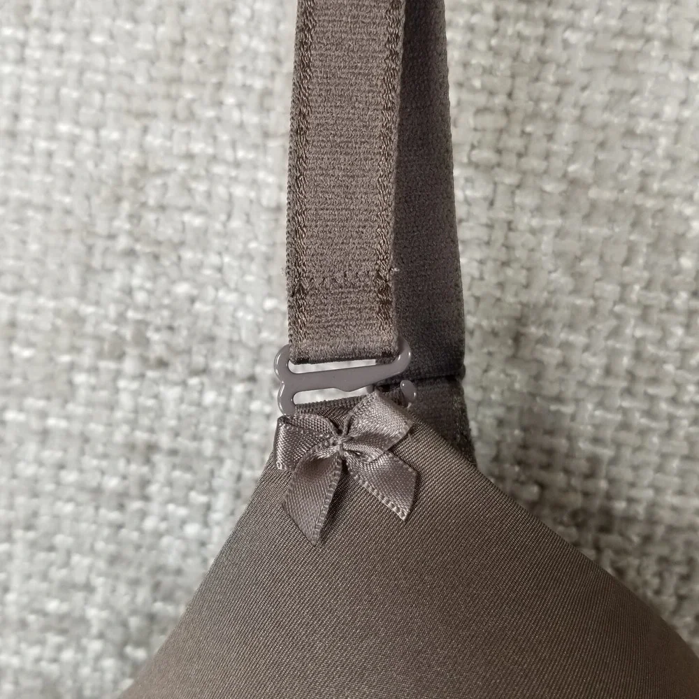 Paramour Gorgeous Full Figure T-Shirt Bra Underwire S671 Dark Taupe Womens 40DDD
